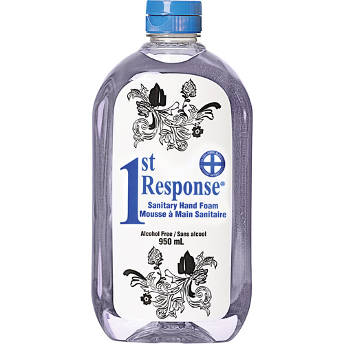 Mousse nettoyante pour les mains 1st Response, Liquide, 950 ml, Bouteille, Sans parfum Moffatt Supply & Specialties