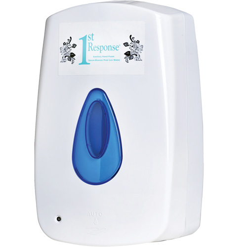 1st Response&reg; Sanitary Hand Foam Touch-Free Dispenser Moffatt Supply & Specialties