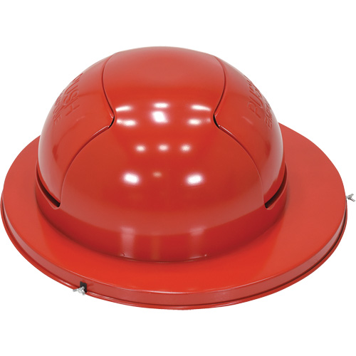 Drum Waste Disposal Top, Dome Lid, Metal, Fits Container Size: 23-1/2" Dia. Moffatt Supply & Specialties