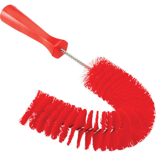 Brosse recourb&eacute;e, Soies Moyen/Ferme, Longueur de 15-1/2", Rouge Moffatt Supply & Specialties