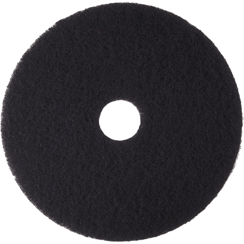High Productivity Floor Pad, 16", Stripping, Black Moffatt Supply & Specialties