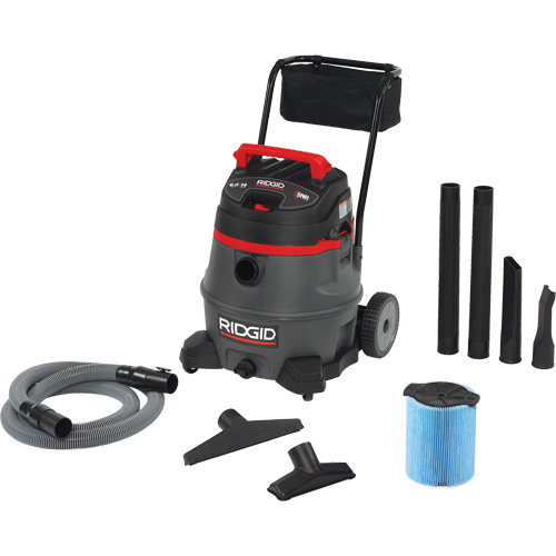 Aspirateur industriel avec chariot NXT, Secs-humides, 6 CV, 14 gal. US (53 litres) Moffatt Supply & Specialties