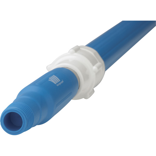 Deck Scrub Handle, Brush/Pad Holder, Blue, Telescopic, 62"-113" L Moffatt Supply & Specialties