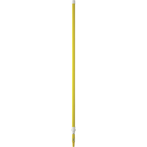 Manche de brosse pour plateforme, Brosse/Support &agrave; tampon, Jaune, T&eacute;lescopique, 62"-113" lo Moffatt Supply & Specialties