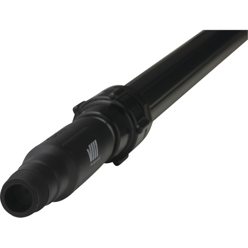 Deck Scrub Handle, Brush/Pad Holder, Black, Telescopic, 62"-113" L Moffatt Supply & Specialties