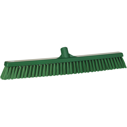 Balai-brosse &agrave; soies combin&eacute;es, Crins Cors&eacute;/Fin, 24", Polyester, Vert Moffatt Supply & Specialties