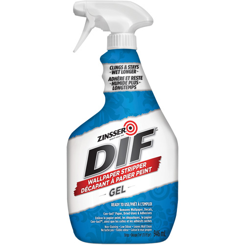 DIF&reg; Wallpaper Stripper Gel, 946 ml, Trigger Bottle Moffatt Supply & Specialties