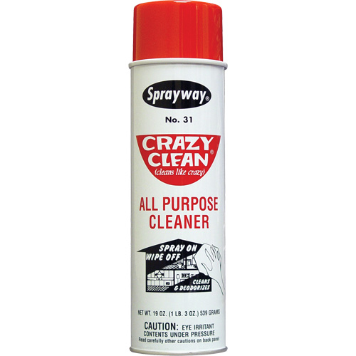 Nettoyant tout usage Crazy Clean, 20 oz, Canette a&eacute;rosol Moffatt Supply & Specialties