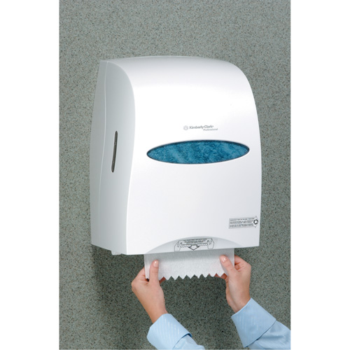 Sanitouch Hard Roll Towel Dispenser, Manual/No-Touch, 12.63" W x 10.2" D x 16.13" H Moffatt Supply & Specialties