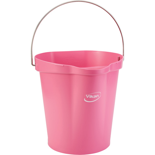 Food Hygiene Bucket, Pink, 3 US gal. Moffatt Supply & Specialties
