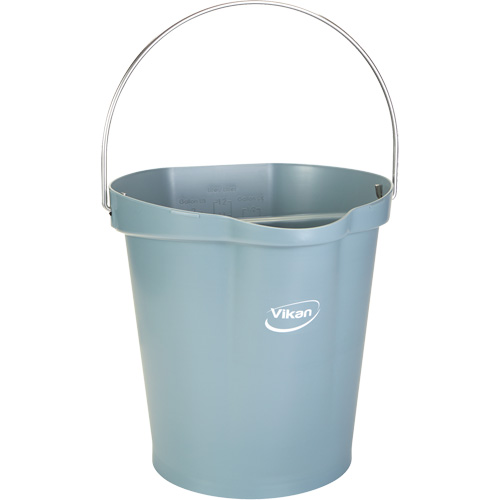 Seau pour l'hygi&egrave;ne des aliments, Gris, 3 gal. US Moffatt Supply & Specialties