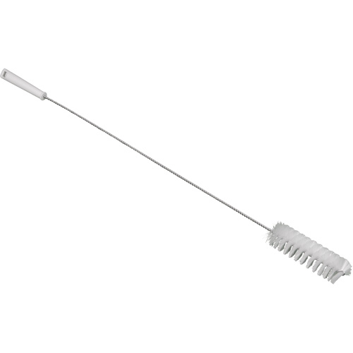 Brush with Flexible Handle, Medium Bristles, 36" Long, White Moffatt Supply & Specialties