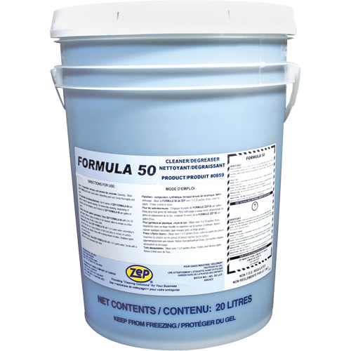 Formula 50 Heavy-Duty Alkaline Cleaner, 20 L, Pail Moffatt Supply & Specialties