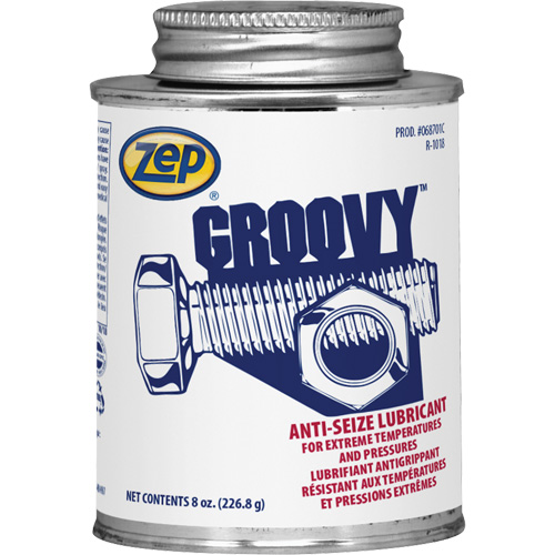 Groovy Lubricant & Anti-Seize, 8 oz., Brush Top Can, 2100°F (1100°C) Max. Temp Moffatt Supply & Specialties