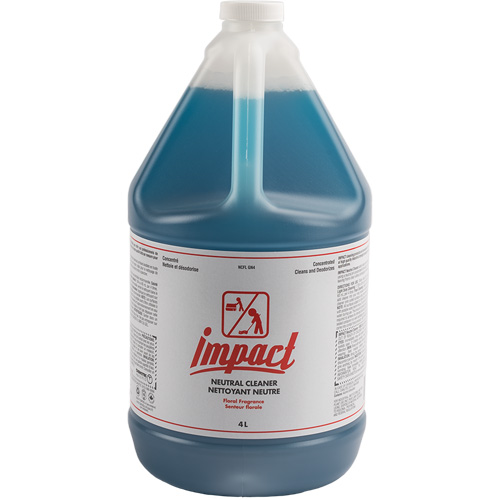 Impact Neutral Floor Cleaner, 4 L, Jug Moffatt Supply & Specialties