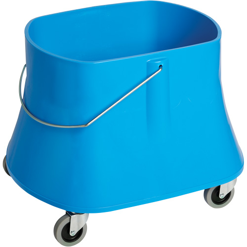 Seau pour vadrouille Champ, Capacit&eacute; de 10 gal. US (40 pintes), Bleu Moffatt Supply & Specialties