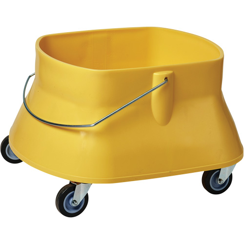 Seau pour vadrouille Champ, Capacit&eacute; de 8 gal. US (32 pintes), Jaune Moffatt Supply & Specialties