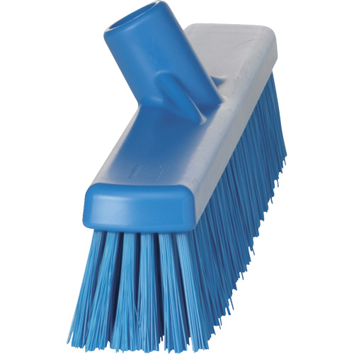 T&ecirc;te de balai-brosse &agrave; soies combin&eacute;es, Crins Cors&eacute;/Fin, 16-1/2", Polyester, Bleu Moffatt Supply & Specialties