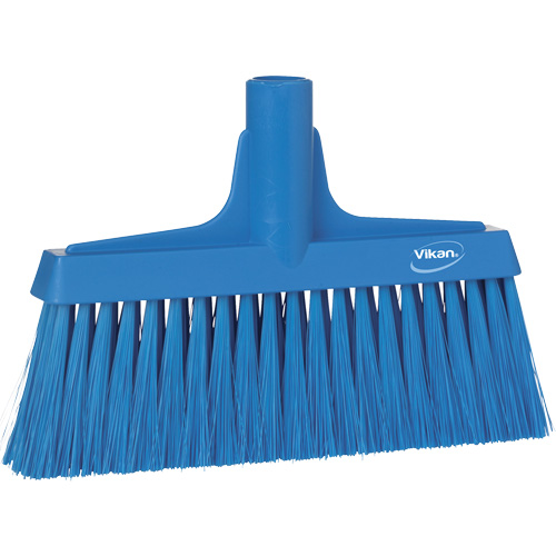 T&ecirc;te de balai droit, Crins Cors&eacute;/Fin, 10-1/4", Polyester, Bleu Moffatt Supply & Specialties