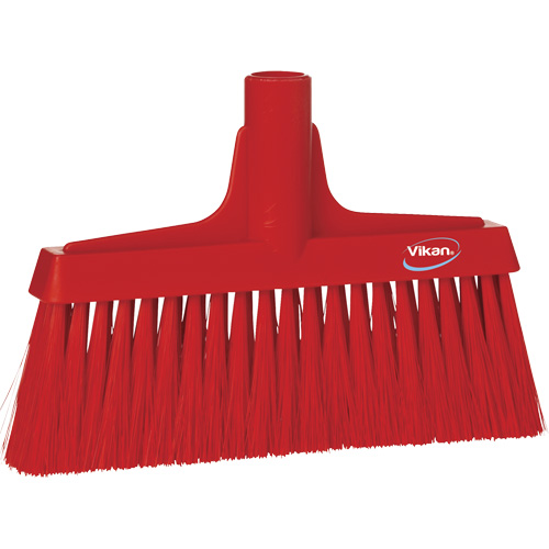 T&ecirc;te de balai droit, Crins Cors&eacute;/Fin, 10-1/4", Polyester, Rouge Moffatt Supply & Specialties