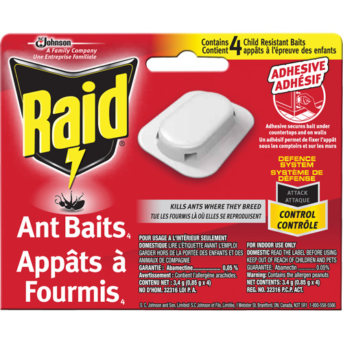 App&acirc;ts &agrave; fourmis Raid, 5" lo x 6" la x 1" h Moffatt Supply & Specialties
