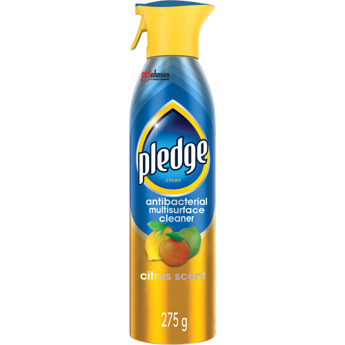 Pledge&reg; Multi Surface Cleaner & Disinfectant, 275 ml, Aerosol Can Moffatt Supply & Specialties