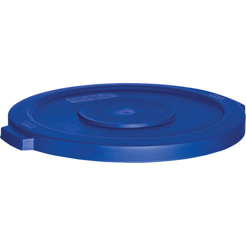 Waste Container Lid, Flat Lid, Plastic, Fits Container Size: 22" Dia. Moffatt Supply & Specialties