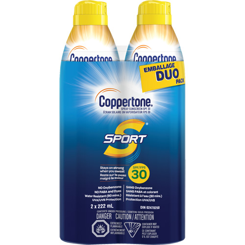 Sport&reg; Water Resistant Sunscreen, SPF 30, Aerosol Moffatt Supply & Specialties