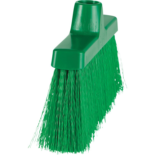 Balai oblique ColorCore, Crins Moyen, 10", Polypropyl&egrave;ne, Vert Moffatt Supply & Specialties