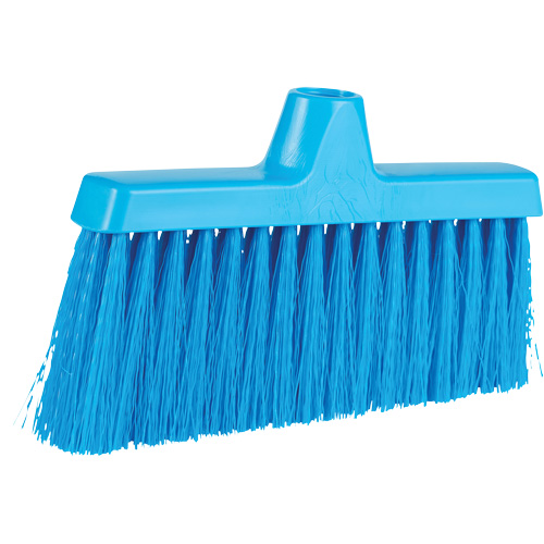 Balai oblique ColorCore, Crins Moyen, 10", Polypropyl&egrave;ne, Bleu Moffatt Supply & Specialties
