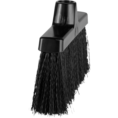 ColorCore Angle Head Broom, Medium Bristles, 10", Polypropylene, Black Moffatt Supply & Specialties