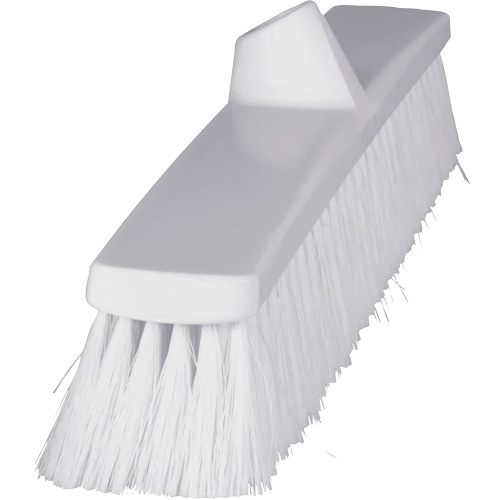 Balai-brosse ColorCore, Crins Fin, 24", Polypropyl&egrave;ne, Blanc Moffatt Supply & Specialties