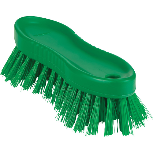 ColorCore Hand Brush, Stiff Bristles, 6" Long, Green Moffatt Supply & Specialties