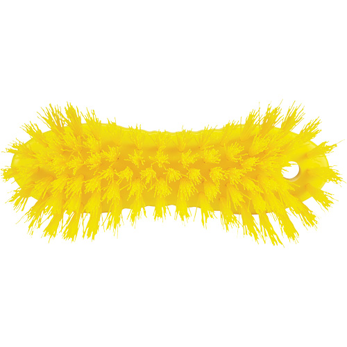 ColorCore Hand Brush, Stiff Bristles, 6" Long, Yellow Moffatt Supply & Specialties