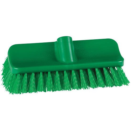 Brosse &agrave; angle double ColorCore pour surfaces hautes et basses, Soies Ferme, Longueur de 10", Vert Moffatt Supply & Specialties