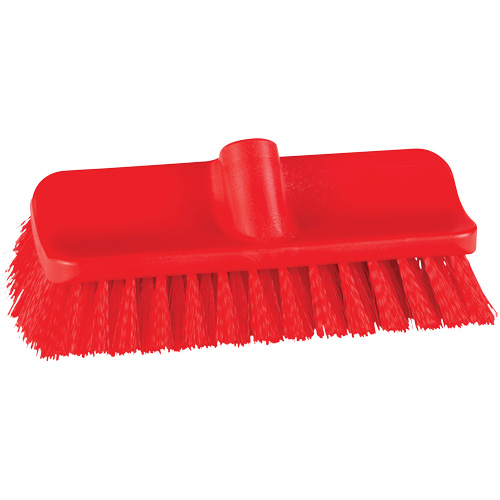 ColorCore High-Low Brush, Stiff Bristles, 10" Long, Red Moffatt Supply & Specialties