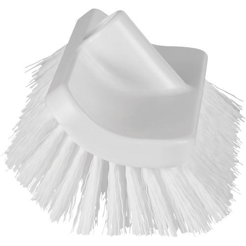 Brosse &agrave; angle double ColorCore pour surfaces hautes et basses, Soies Ferme, Longueur de 10", Blanc Moffatt Supply & Specialties