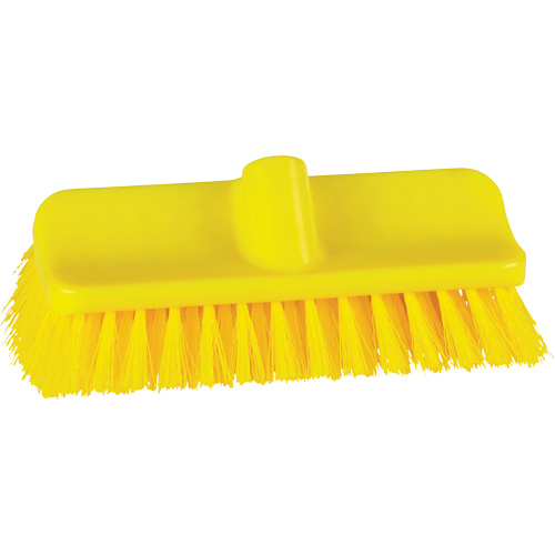 ColorCore High-Low Brush, Stiff Bristles, 10" Long, Yellow Moffatt Supply & Specialties