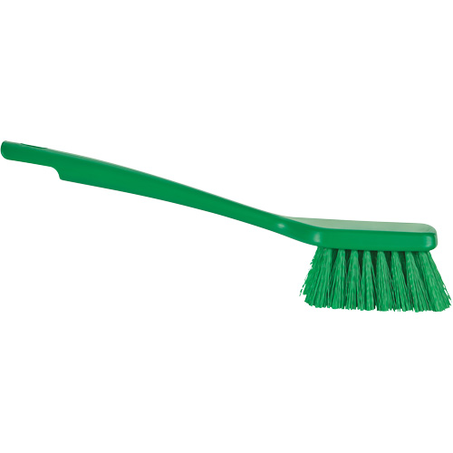ColorCore Short Handle Brush, Stiff Bristles, 12" Long, Green Moffatt Supply & Specialties