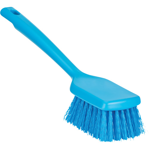 ColorCore Short Handle Brush, Stiff Bristles, 12" Long, Blue Moffatt Supply & Specialties