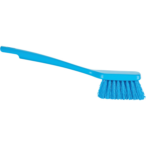 ColorCore Short Handle Brush, Stiff Bristles, 12" Long, Blue Moffatt Supply & Specialties