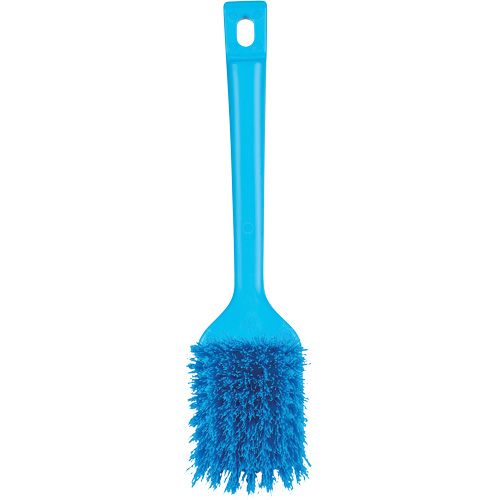 ColorCore Short Handle Brush, Stiff Bristles, 12" Long, Blue Moffatt Supply & Specialties