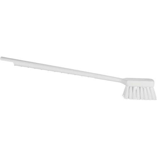 ColorCore Long Handle Brush, Stiff Bristles, 20" Long, White Moffatt Supply & Specialties