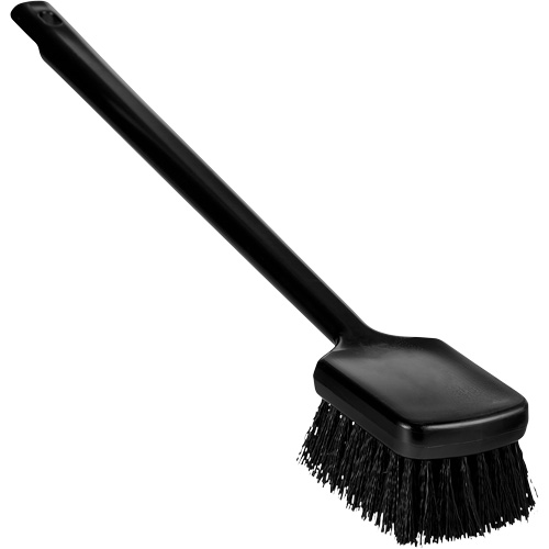 ColorCore Long Handle Brush, Stiff Bristles, 20" Long, Black Moffatt Supply & Specialties