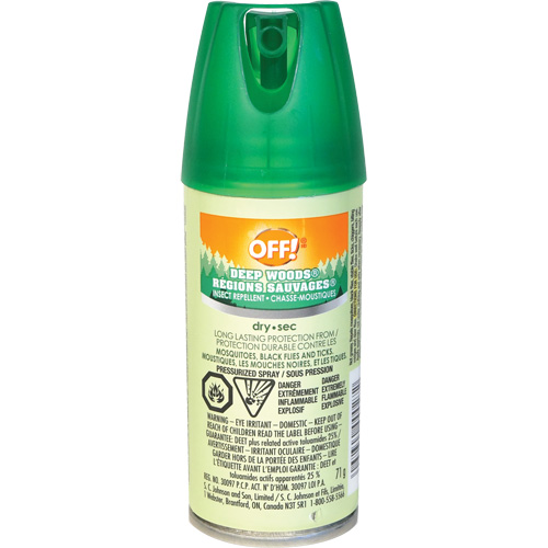 OFF! Deep Woods&reg; Insect Repellent, 25% DEET, Spray, 100 ml Moffatt Supply & Specialties