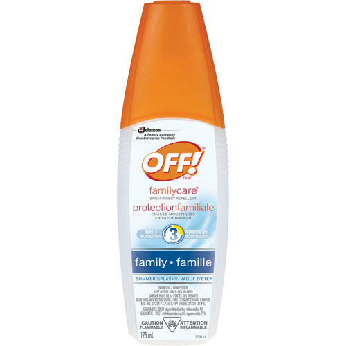 OFF! FamilyCare&reg; Summer Splash&reg; Insect Repellent, 7% DEET, Spray, 175 ml Moffatt Supply & Specialties