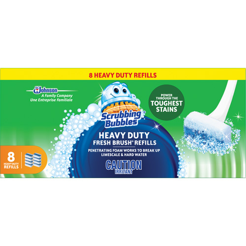 Recharge de tampons &agrave; usage intensif pour la brosse pour cuvettes Scrubbing Bubbles Fresh Brush, Recharge Moffatt Supply & Specialties