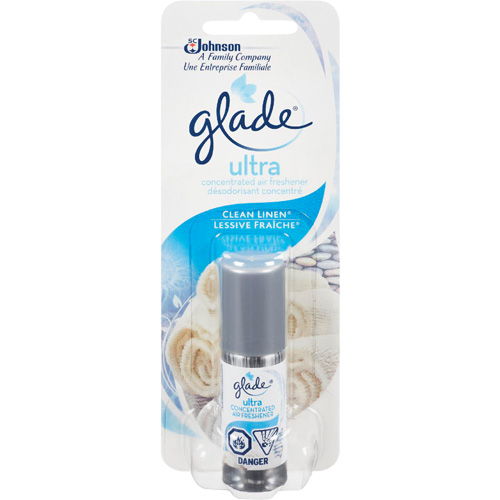 Glade&reg; Ultra Concentrated Air Freshener, Clean Linen&reg;, Aerosol Can Moffatt Supply & Specialties