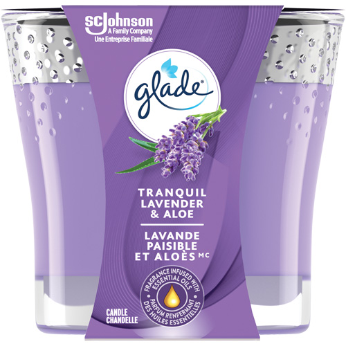 Glade&reg; 2-in-1 Candle, Lavender & aloe Moffatt Supply & Specialties