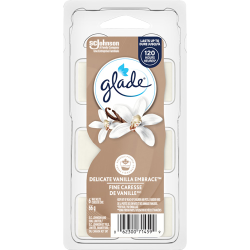 Cubes de cire parfum&eacute;e Glade, Fine caresse de vanille Moffatt Supply & Specialties